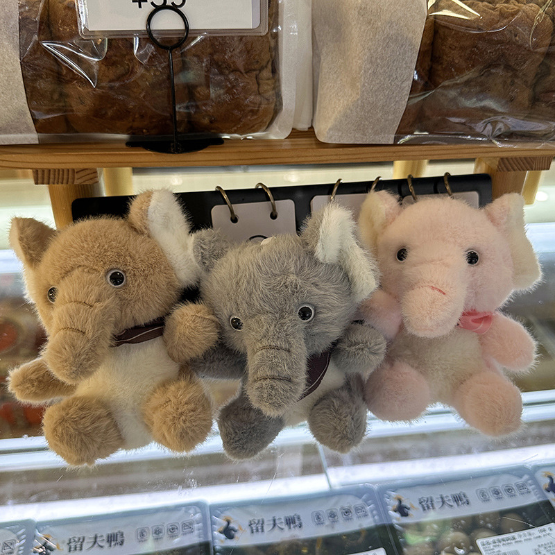 网红可爱萌围巾大象挂件毛绒玩具公仔书包包包挂饰钥匙扣娃娃玩偶