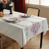 Overseas embroidered Northern European court light luxury fringed tablecloth jacquard tablecloth, coffee table mat, decorative cover, ins Application Scenario