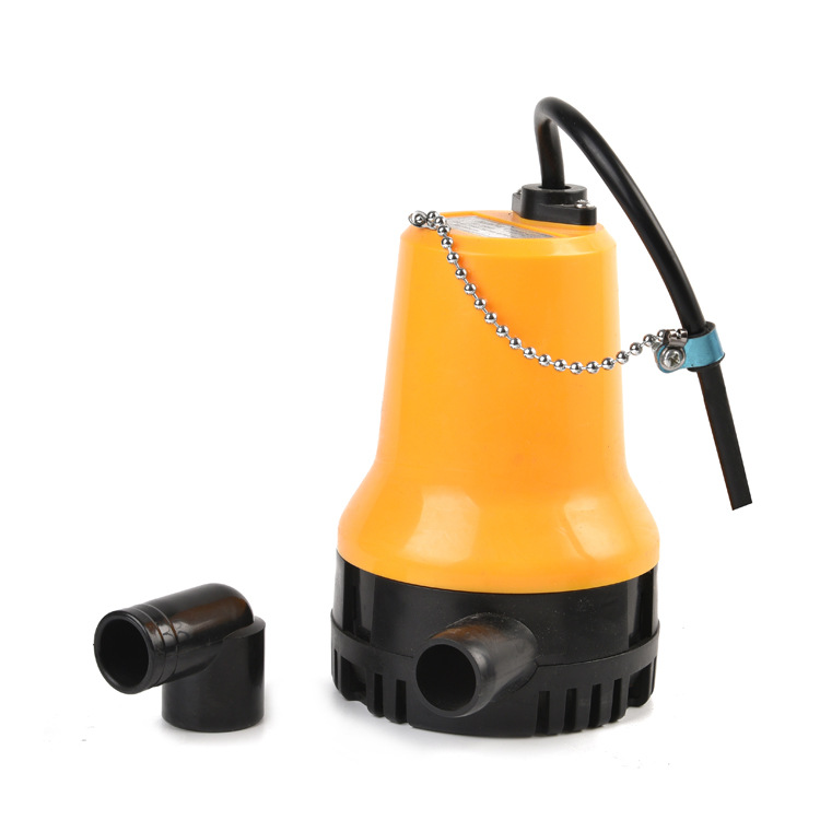 Battery-powered water pump, agricultural irrigation submersible pump, Xiaohuang pump, micro and small DC water pump, DC 12V 24V water pump Specification image