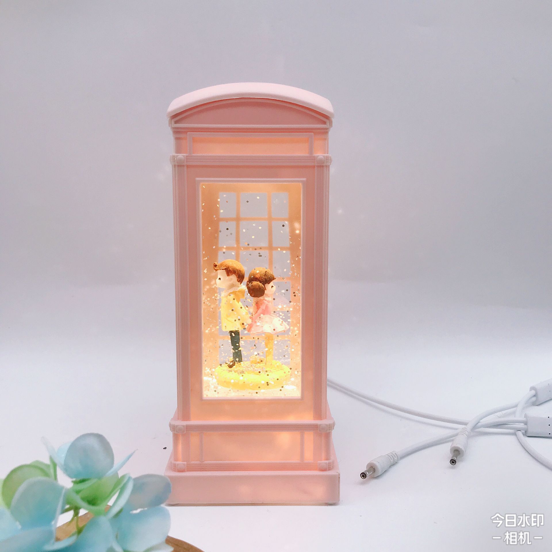 Girl Birthday Gift Phone Box Waterflood Light Music Box Aisha Ballet Girl Creative Music Box Decoration Application Scenario
