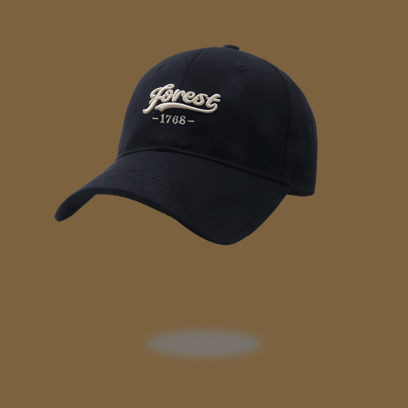 Korean Version Of The New Embroidered Letter Baseball Cap Male Spring And Summer Outdoor Everything With A Duck Hat Female Wide Eaves Show Face Small Hat Application Scenario