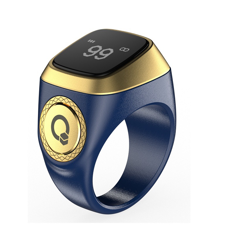 umeox iqibla zikr ring OLED显示蓝牙链接手机app计数器智能戒指