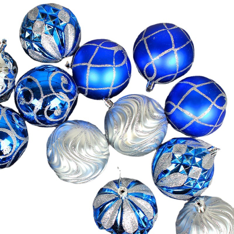 Christmas decorative ball pendant Creative diy set, painted hanging ball, festival window display ball, party hanging decoration Item Picture