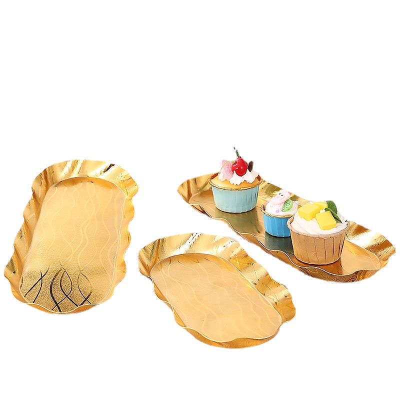 European Small Luxury Fruit Tray Home Living Room High-End Coffee Table Nut Dry Fruit Dish Try Cake Display Storage Box Item Picture