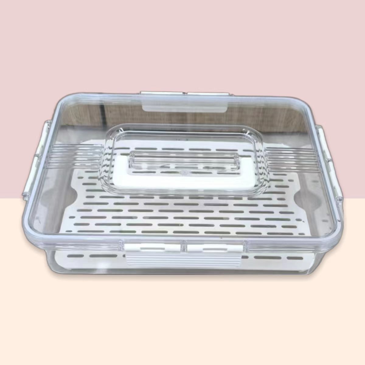 Wholesale of new creative sealed boxes, storage boxes, household refrigerator preservation boxes, kitchen storage and preservation boxes Item Picture