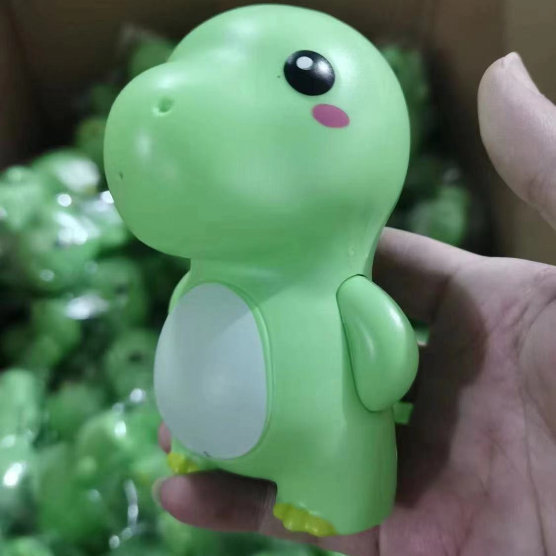 New Net Red Little Dinosaur Toy Water Gun Pressing Water Spray Water Gun Boys Girls Water Fight Children Pinch Music details Picture