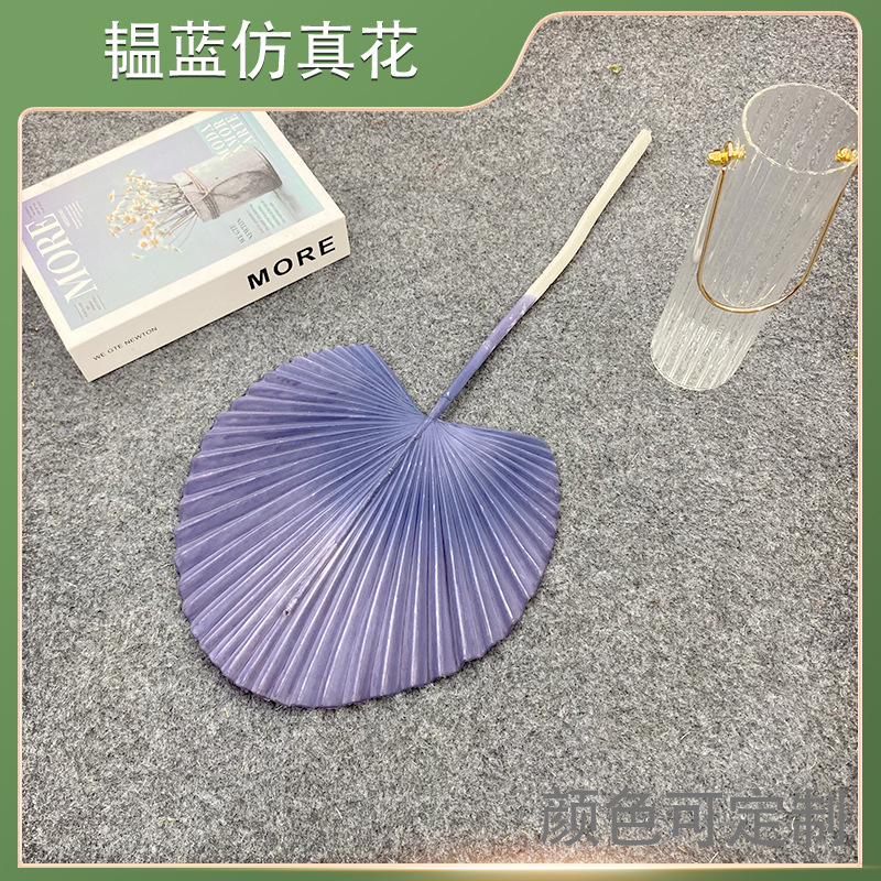 Simulation leaf wedding flower arrangement road leading wedding hall background home decoration landscape fan PVC simulation plant Application Scenario