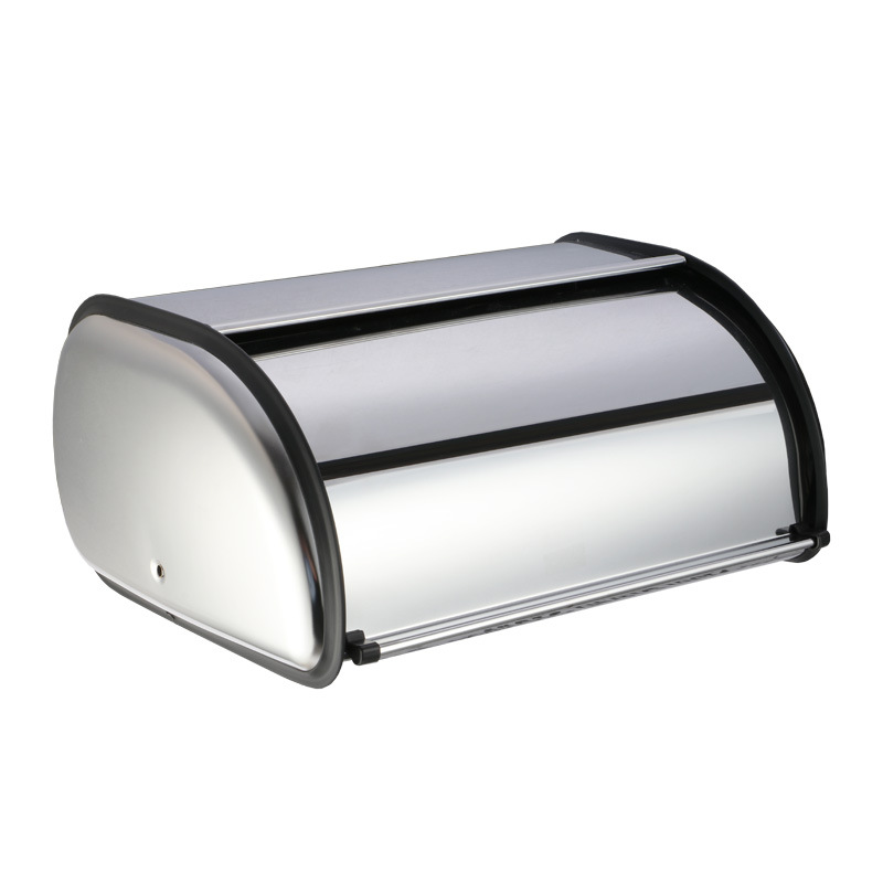 Desktop snack and cosmetics organization, European-style drum-shaped bread box, new kitchen storage box, eco-friendly sundries storage basket Item Picture