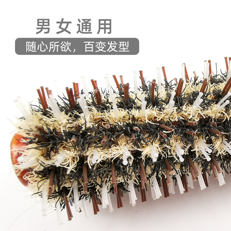 热卖实木卷发细节图
