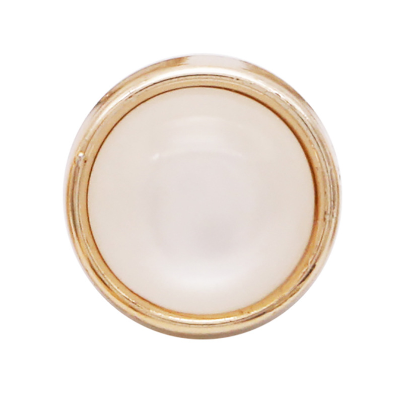Round pearlescent button shirt decorative buttons, plastic hand-sewn pearl small buttons, ladies' shirt buttons, small fragrance style Item Picture