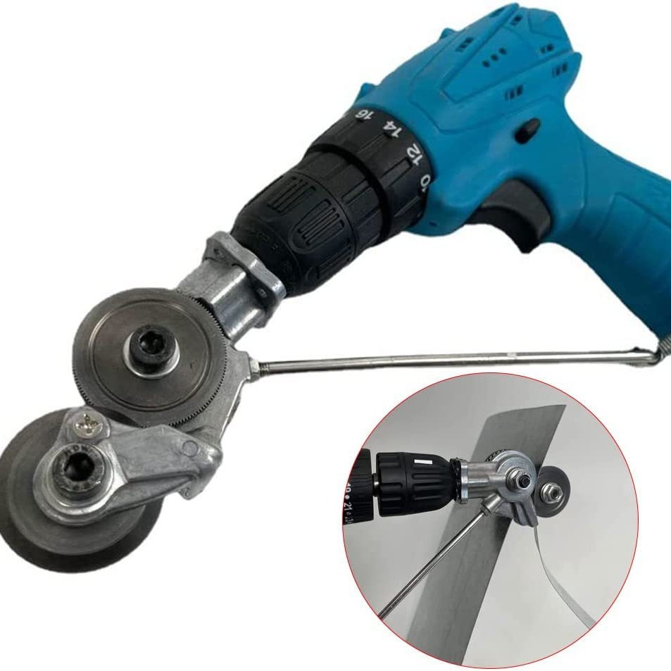 Electric drill plate cutter Electric drill modified cutting iron sheet cutter metal plate cutter tool set factory direct sales