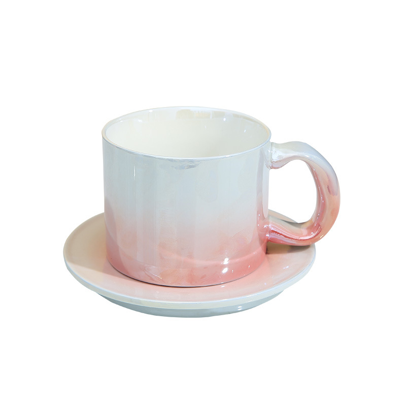 Gradient Trend series ceramic mugs, large-capacity water cups, coffee cups, customizable logos, factory direct sales Item Picture