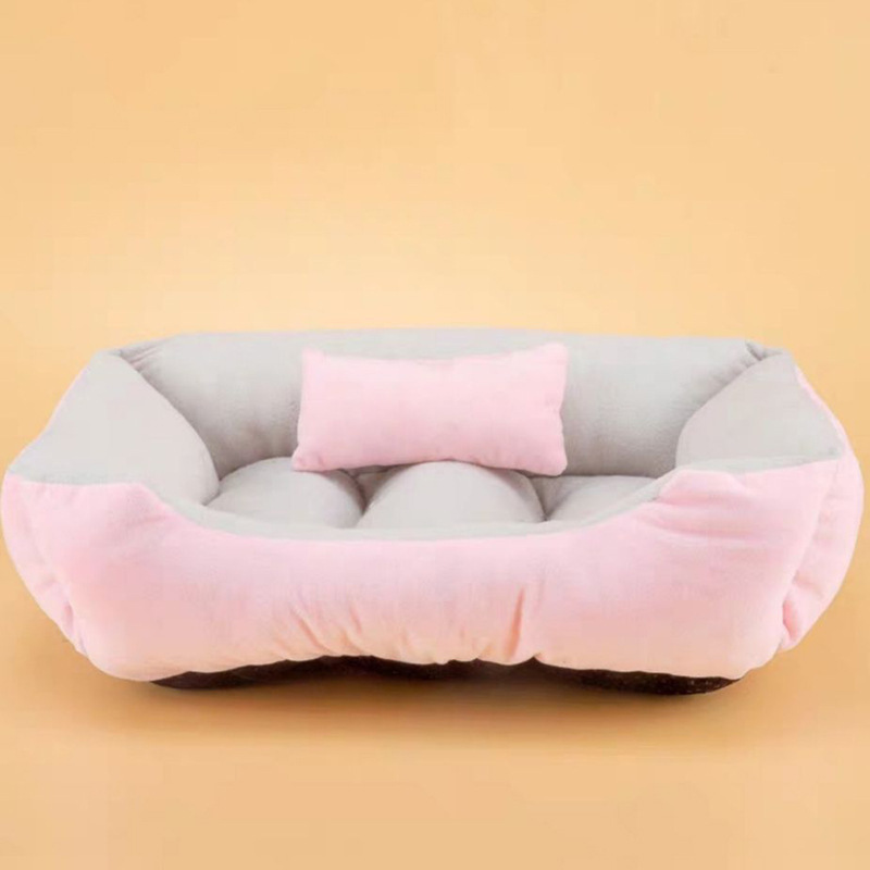 Cat and dog deep sleep plush bed, all-season pet supplies, dog mat, autumn and winter pet bed Specification image