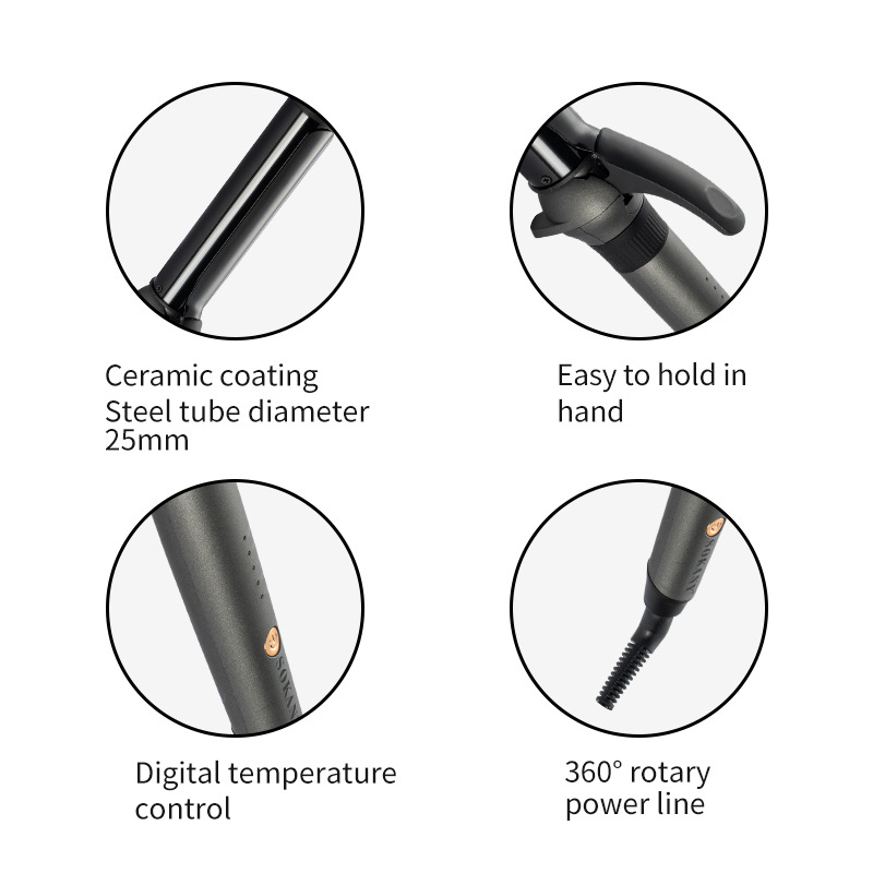 Cross-border Sokany794 curling iron Hair Care curling and straightening iron nano-technology adjustable temperature hair care iron Application Scenario