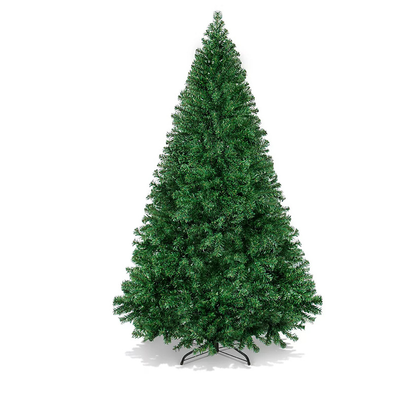 现货150厘米pvc 绿色圣诞树500枝头 厂家直销图