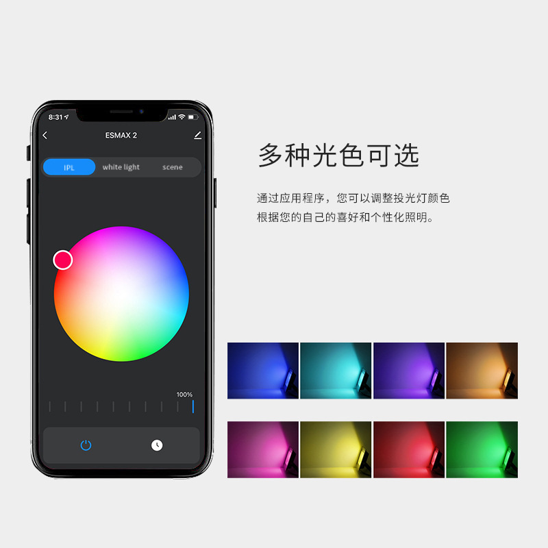 LYUL Cross-border new Product 800W courtyard lighting wall-mounted work emergency solar TGB floodlight pic 1