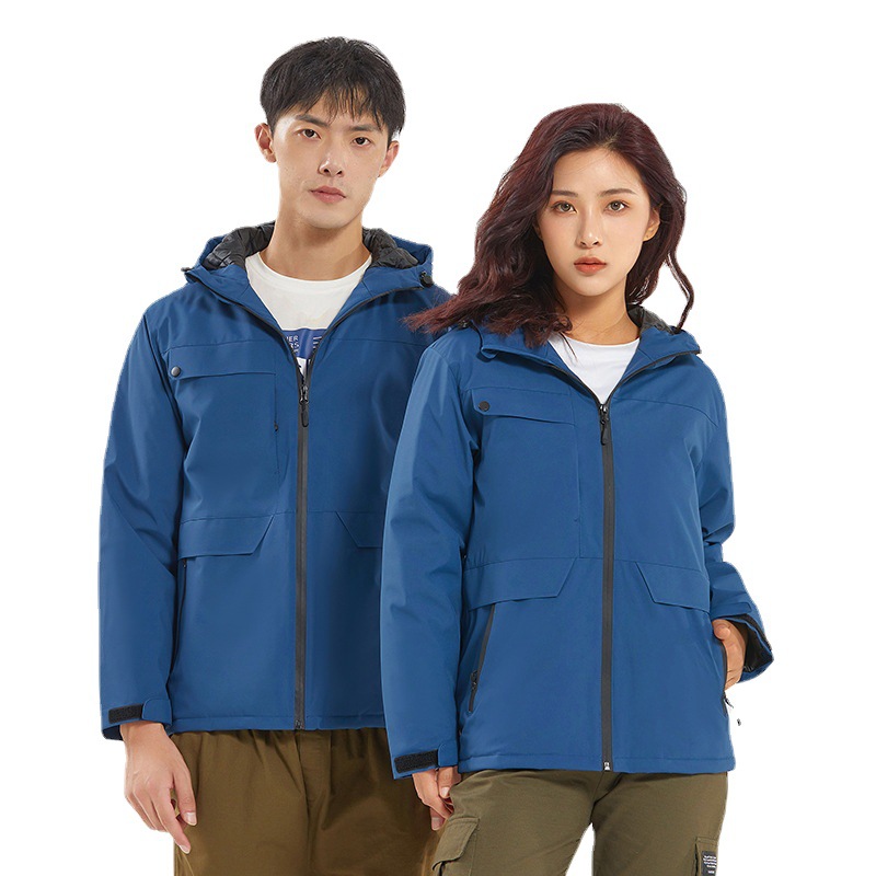 Mecánica de bala de una sola pieza más peludo grueso estilo al aire libre carga ropa puede imprimir logotipo caliente impermeable a prueba de viento transpirable ropa de trabajo Item Picture