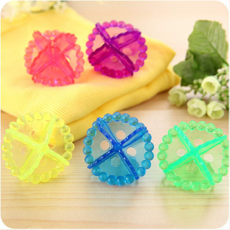 Color Clear Magic Wash Ball Magic Decontamination Laundry Ball Anti-Entanglement Cleaning Ball
