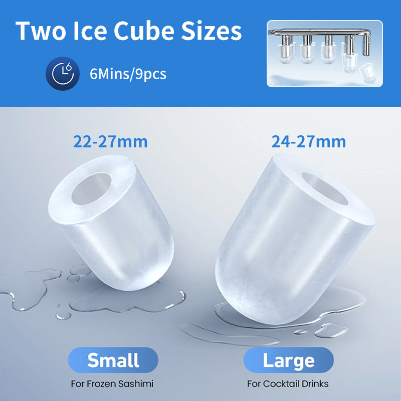 Export SOKANY03047 ICE MAKER, household stainless steel ice cube maker, quick ice-making machine, Ice Maker Specification image