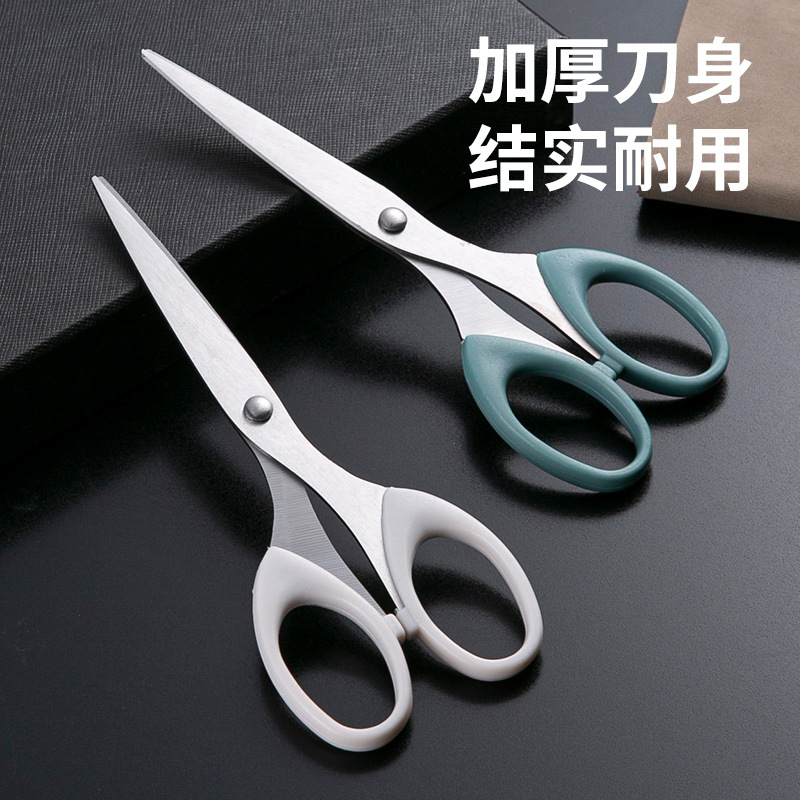 文具剪刀办公家用厨房缝纫剪纸刀儿童不锈钢手工美工刀子剪刀产品图
