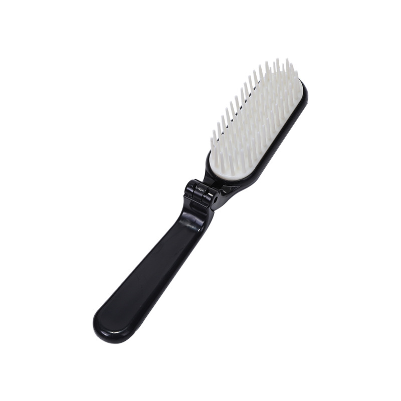 Spot New Portable Pocket Soft Teeth Portable Comb Creative Hair Folding Straight Curly Hair Dual Use Comb Wholesale Item Picture