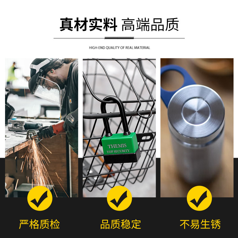 Factory direct supply of padlocks, door locks, casing locks, waterproof locks, electric fusion locks, beams, anti-theft and anti-prying blades, square padlocks, cabinet locks Application Scenario
