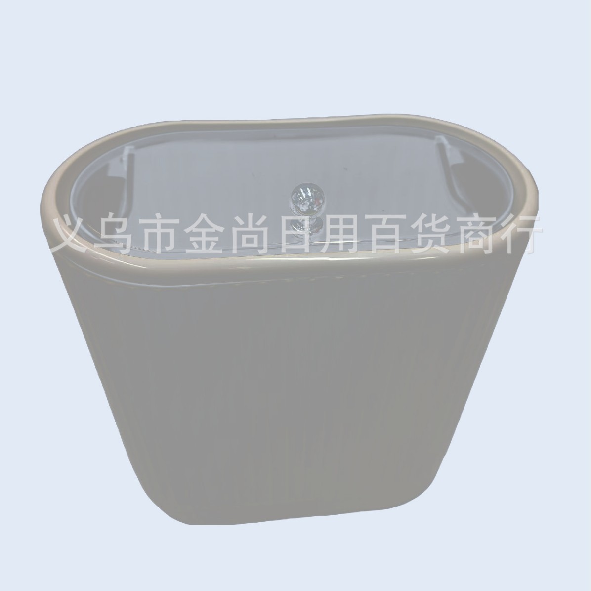 The narrow slit trash can can be placed in the corner of the bathroom. It is a Japanese-style simple plastic uncovered pressure ring multi-functional garbage bin details Picture