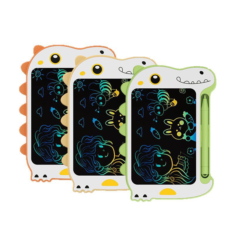 跨境涂鸦恐龙液晶手写板 画画儿童益智家用绘画LCD手写板详情4