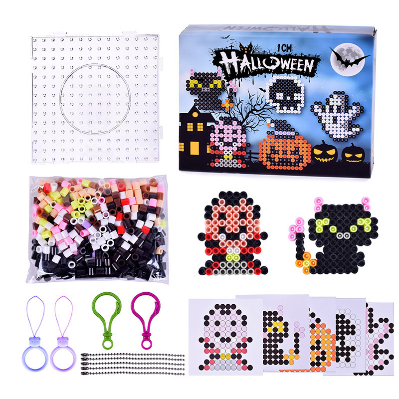 10mm large bean paste set, cross-border Festival Christmas Halloween handmade Bean paste material pack, creative gift details Picture