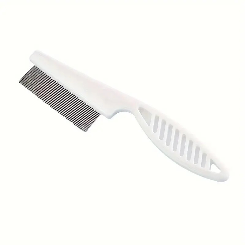 Cross-border pet combs, dog flea combs, cat flea removal combs, plastic close-toothed combs, steel needle combs, cleaning supplies Item Picture