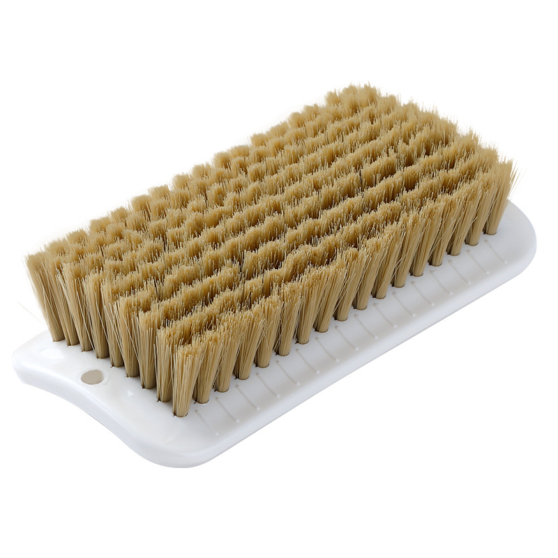 Household short-handled board brush, soft-bristled laundry brush, non-damaging clothes and shoes, multi-functional cleaning brush, shoe washing brush wholesale Item Picture