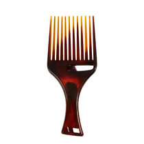 Amber oil comb retro hair wide tooth comb large back head styling large knife comb large tooth comb plastic comb