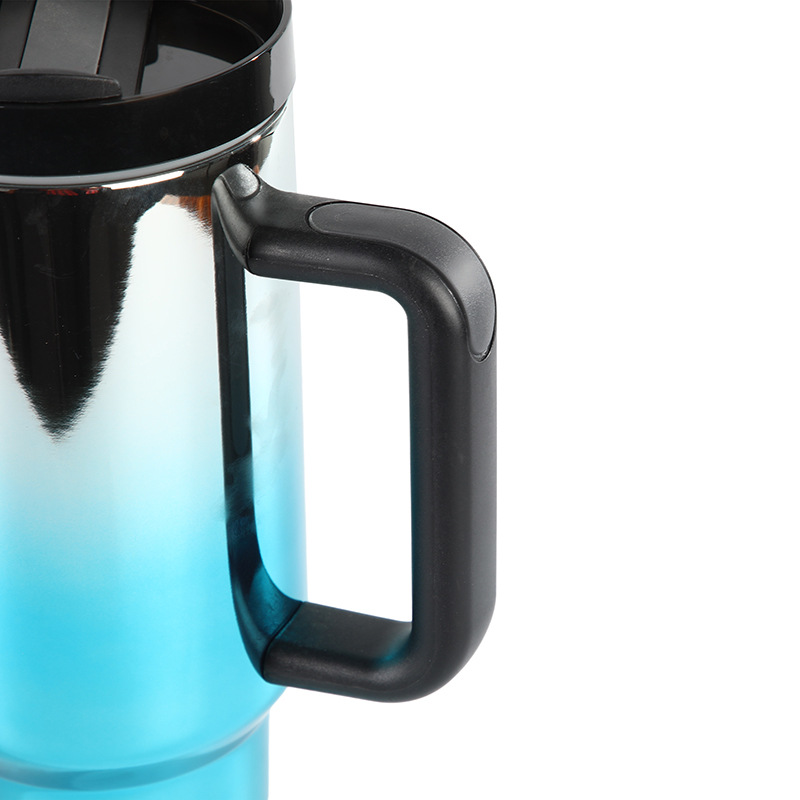 temu segunda generación UV chapado taza de aislamiento de la mano taza de auto taza de aislamiento de acero inoxidable de gran capacidad taza de aislamiento details Picture