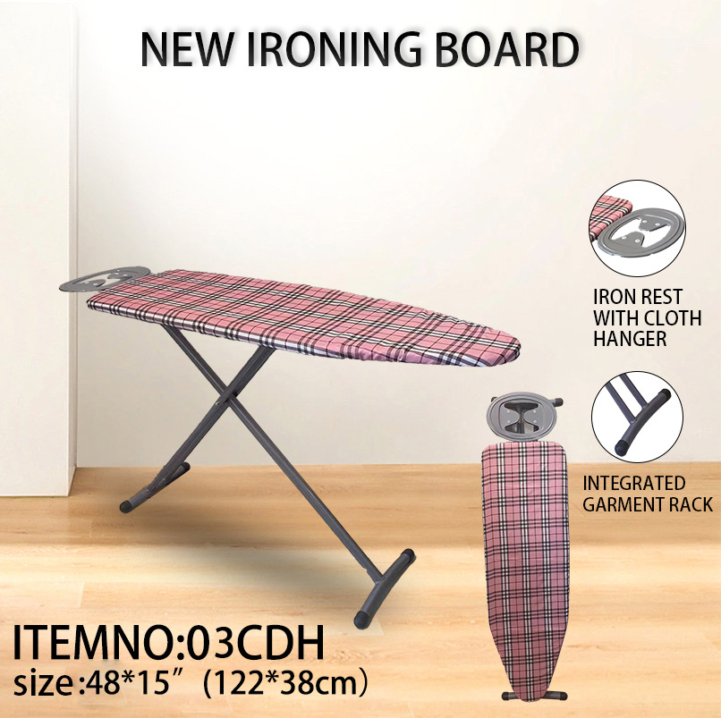 亚马逊多色可选印花可折叠托盘双层海绵不褪色家用酒店烫衣熨衣板