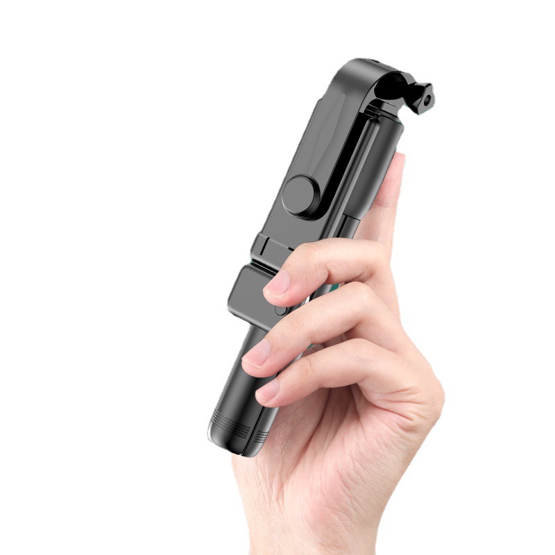 The manufacturer wholesals new Bluetooth selfie sticks, fill lights, live streaming stands, universal mini multi-functional mobile phone selfie sticks Item Picture