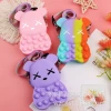 New cartoon silicone bags, loose change crossbody bags, cute boys and girls, educational toy bags, cross-border children's bags wholesale details Picture