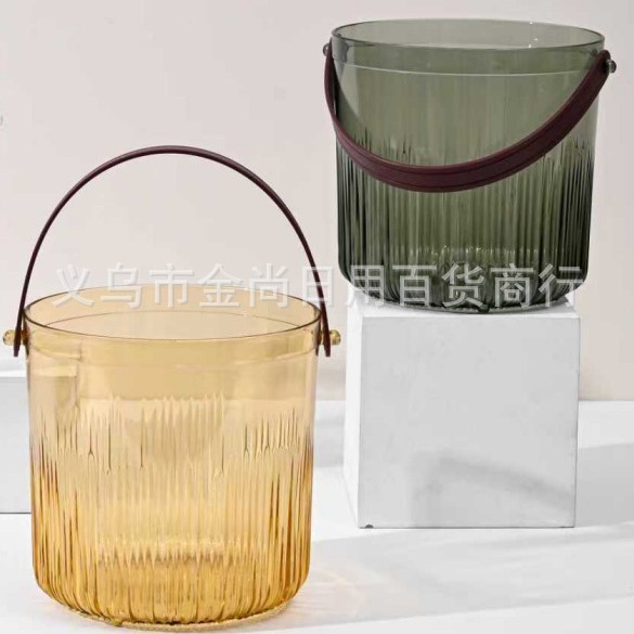 Light luxury snowflake water ripple thickened ice bucket, high appearance level, home and commercial ice bucket, bar, KTV, beer bucket ice cubes details Picture