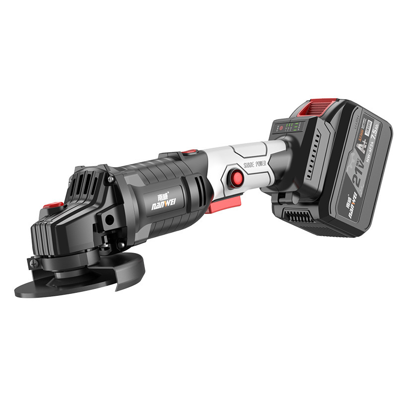 Nanwei brushless lithium battery Angle grinder, multi-purpose hand grinding wheel polishing, cutting and grinding machine, Angle grinding and polishing electric tool Item Picture