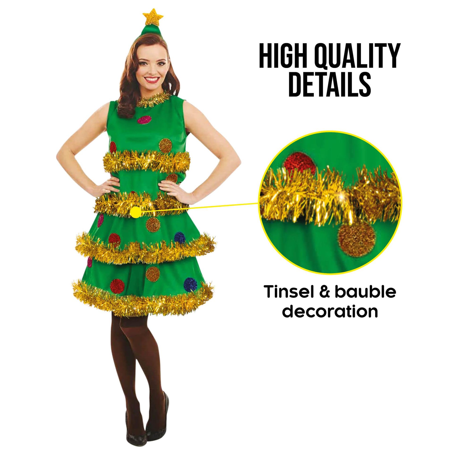 Christmas dress, costume set, Christmas lace dress, performance costume, stage performance costume Specification drawing