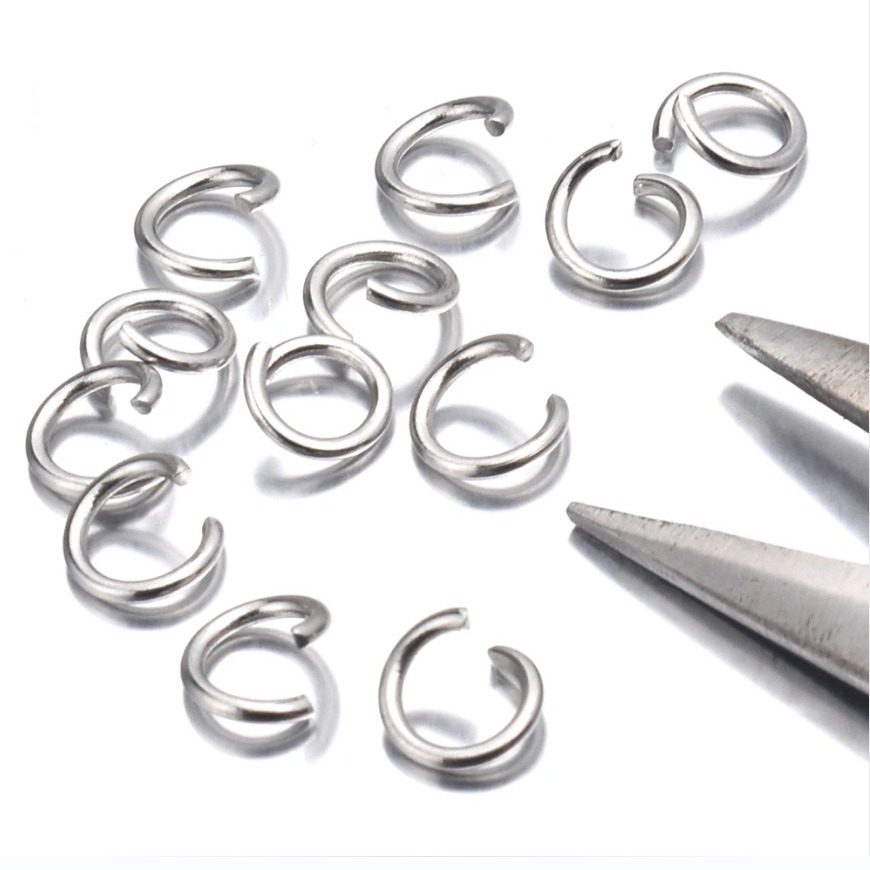 47 specifications of stainless steel open rings, closed rings, DIY jewelry accessories, bracelets, necklaces and connection rings are available for wholesale in stock details Picture