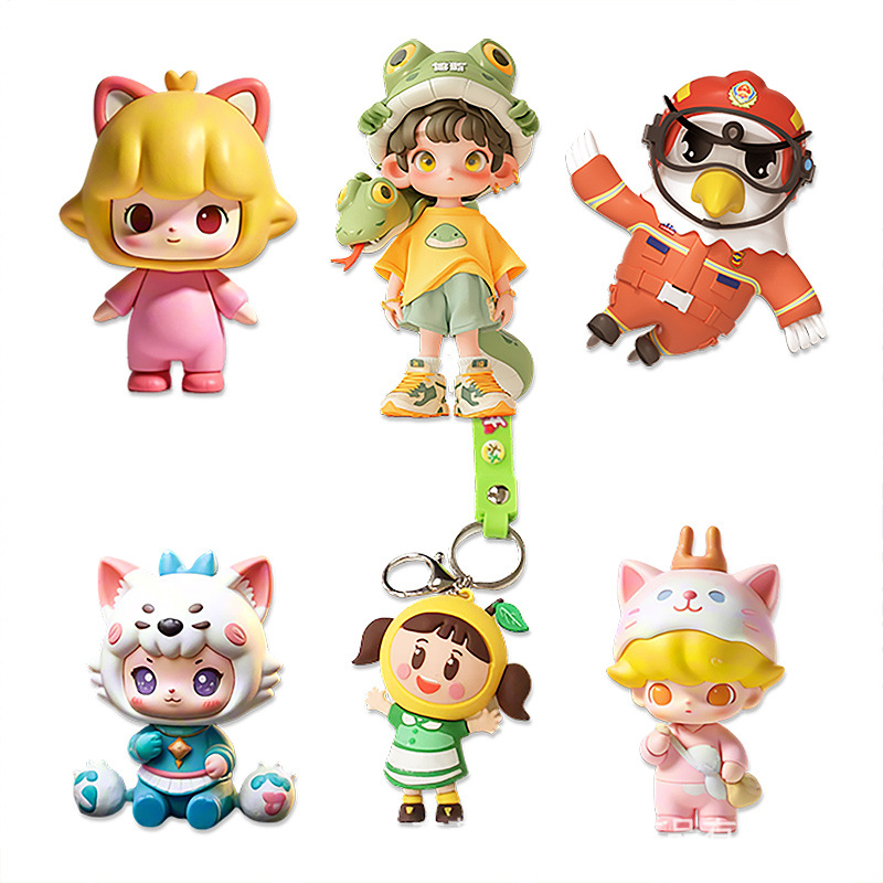 盲盒/泡泡玛特/labubu/泡泡玛特盲袋盒/潮玩白底实物图