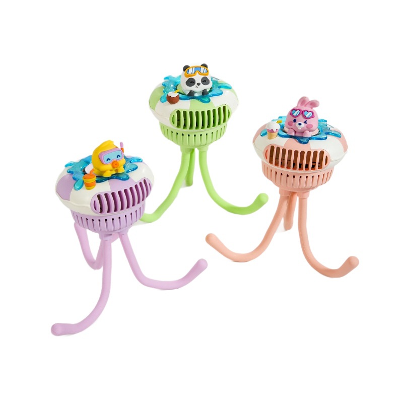 风扇/小风扇/usb风扇/手持风扇/MINI风扇白底实物图