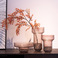 大理石纹路玻璃花瓶果盘软装组合设计北欧彩色玻璃花瓶家居样板间图