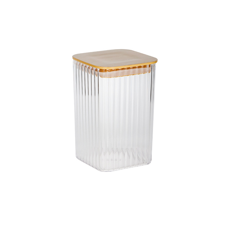 Sealed Jar Creative Kitchen Household Grain Storage Jar Plastic Transparent Snack Dry Goods Tea Storage Jar Item Picture