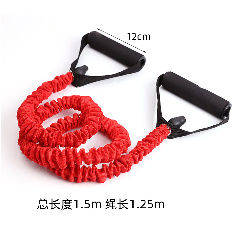 One-line resistance rope, anti-breakage cloth cover, one-line resistance band, elastic rope, yoga resistance tube, yoga fitness Specification image