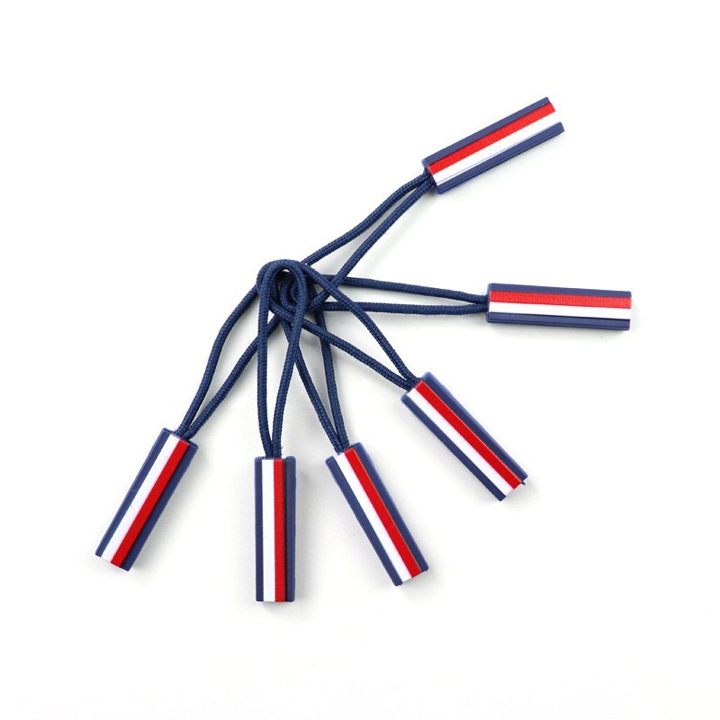 拉尾绳/拉链头/拉链绳/拉袢白底实物图