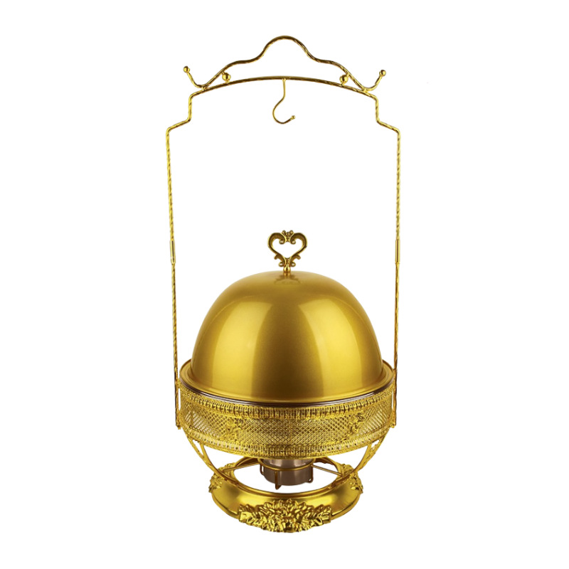 New Luxury Lace Jazz Cover Hanging Cover Buffet Stove Thickened Hook Dinner Stove Solid Liquid Alcohol Stove Small Fire