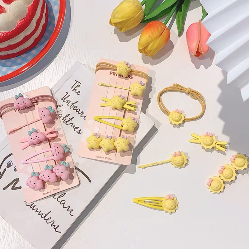 Hairpin clips, cartoon and cute hair ties, women's hair accessories, girl bangs clips, side clips, hair clips, Korean accessories Specification image