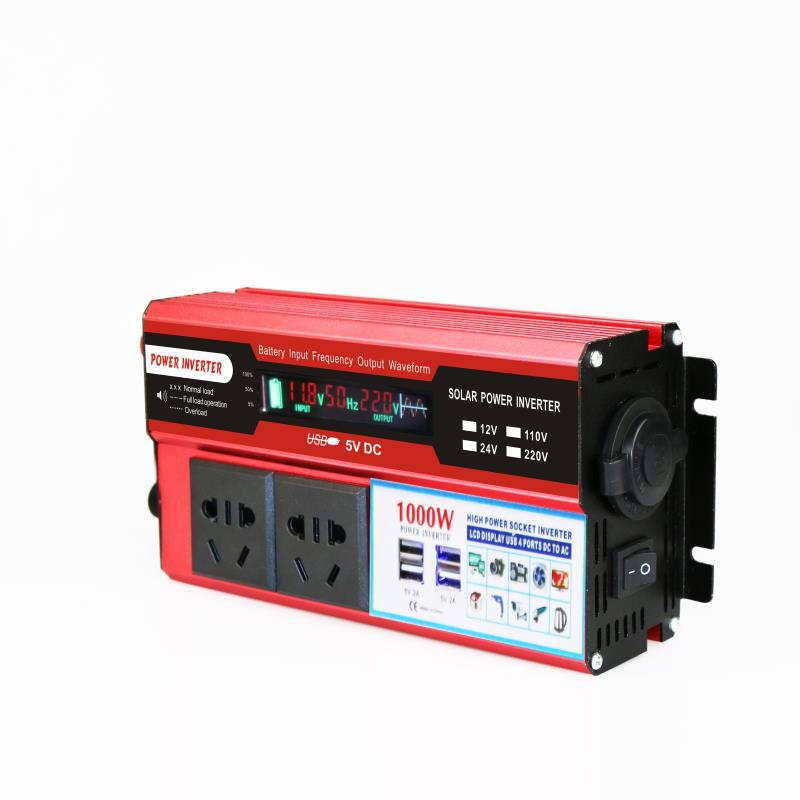 Factory direct sales of 1000W Multi-power inverter 12/24V to 110/220V portable inverter pic 1