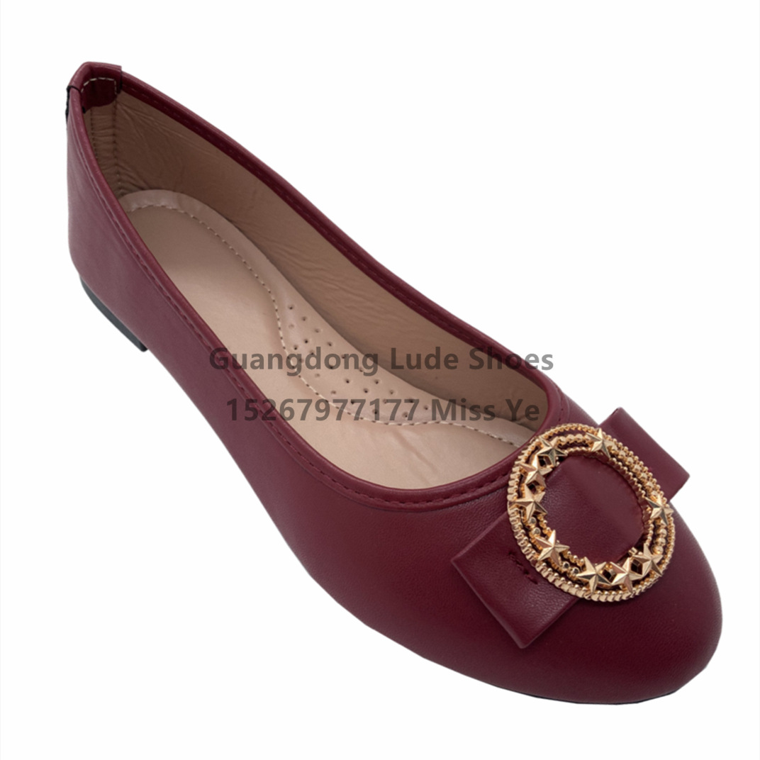 Spring And Summer New Single Shoes Flat Women Casual Shoes Comfortable Fashion Guangzhou Women's Shoes Craft Shoes Anti-Slip Wear Item Picture